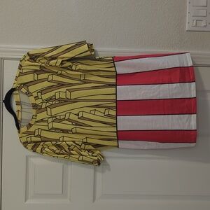 Colorful French Fry Graphic Dress Costume